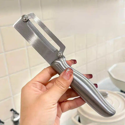 1PC Stainless Steel Flat Edge Peeler Potato Peeler Slicer Knife Watermelon/Melon Grater Kitchen Multi-Purpose Tool
