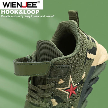 New Children Sneakers for Boys Mesh Breathable Running Sports Shoes Fashion Leisure Trainers Kids Walking Size 29-39