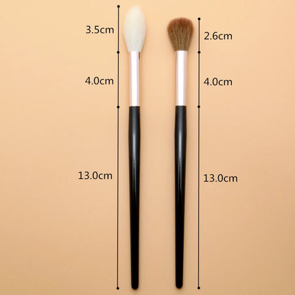 Tapered Highlighter Brush Blush Natural hair Blending Makeup Brushes