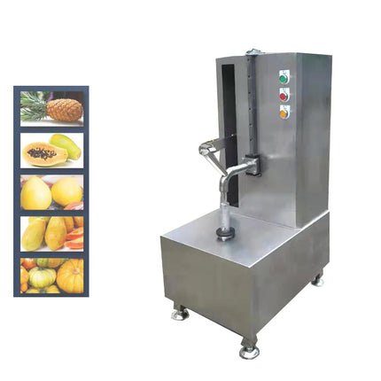 220V/110V Electric Fruit Jackfruit Automatic Pineapple skin remover Coconut Peeler and Corer Butternut Squash Peel Machine