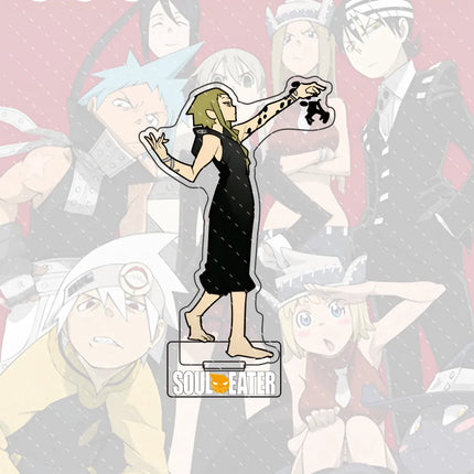 Anime Soul Eater 15cm Acrylic Character Black-star, Kid Standing Model Stand Desktop Decoration Gift