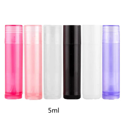 10/100pcs  Empty Lip Gloss Tubes Empty Cosmetic Containers Lipstick Jars Balm Tub Portable Travel Makeup Tools 5ml 5g