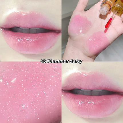 Fruit extract moisturizing lip balm water-shining mirror moisturizing and moisturizing autumn and winter lipstick base lip gloss
