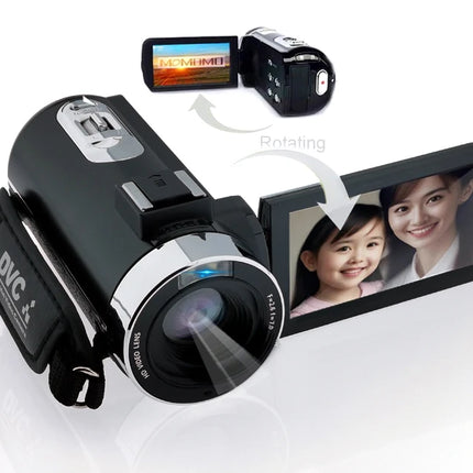 Hot Portable Digital Cameras 2 in1 Photo Video Record dv Travel Video Camera 18X Zoom 3.0 inch Screen View playback