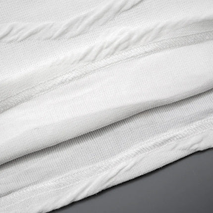 2024 Summer Y2K Streetwear Crop Tops Tees Sleeveless Slim Tube Tank Strapless Backless Sexy Ruched White Corset Crop Top