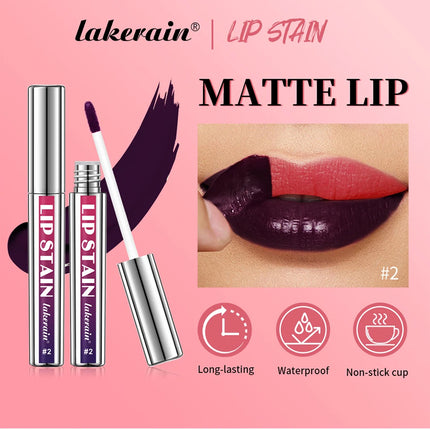Lip Stain Blading Peel Off and Reveal Kit Long Lasting 3pcs Rose Waterproof Pink Lip Tint Transfer Proof Natural Lip Stain Kit