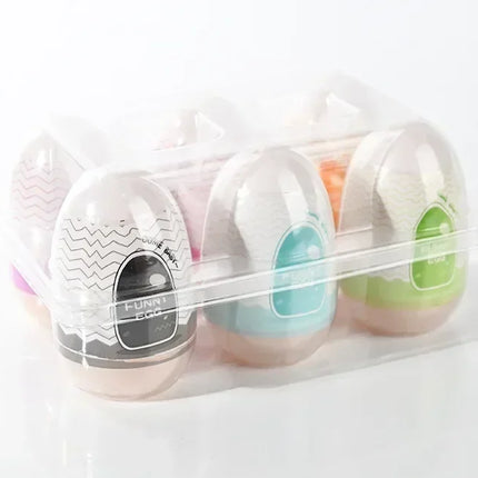 Egg Portable Stimulator Penis Massager Soft Rubber Adult Sex Toys for Men Realistic Vagina Pocket Pussy Mini Cups Masturbator