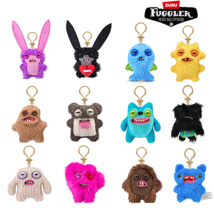 Fuggler Soft Plush Dolls Keychain Ugly Grin Cute Teeth Monster Pendant Fugg Cartoon Funny Backpack Keyring Accessories Gifts11CM