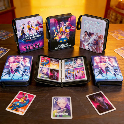 Holder Binder Anime Portable Zipper Trading Card Protector Albums Collections Folder 400Pcs Card Hold Book Kids Fans Toys Gifts