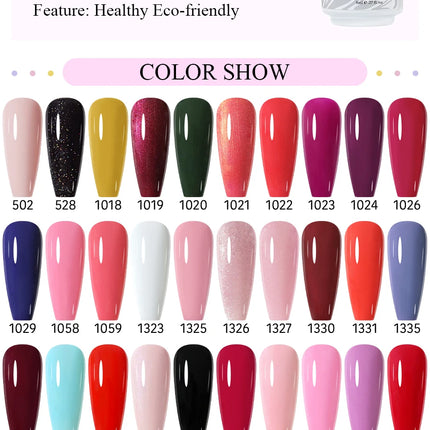 Arte Clavo 8ML Gel Nail Polish Macaron Pink Color Cheap Base Coat Primer Semi-Permanent UV Nail Enamel Varnish All For Nail Art