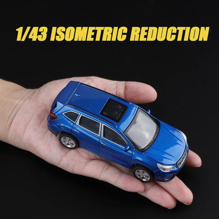 2025 1/43 Scale Subaru Forester WRX STI Sports Cars Alloy Diecast Metal Classic Model Toy Kid Exquisite Gift Collection Decorati