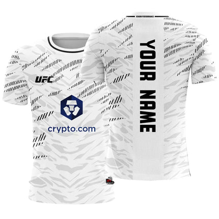 2026 New Customized Name UFC Boxing New Hot Selling Fans T-shirt Extreme Sports Round Neck Short Sleeve Casual Fashion Top