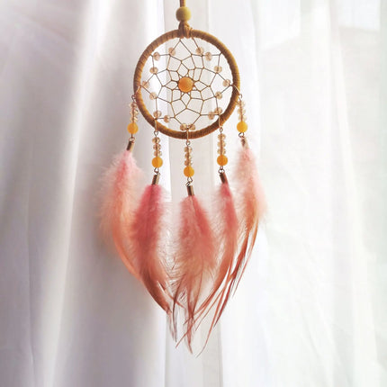 Feather Wind Chime Pendant Car Pendant Outdoor Garden Decoration Sun Catcher Bedroom Art Decoration Holiday Party Home Decor