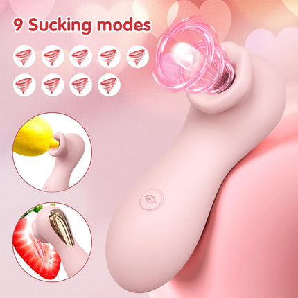 Sucking Vibrator Clitoris Clit Sucker Vagina Stimulator Blowjob Oral Nipple Licking Sex Toy for Women Masturbator Erotic Product
