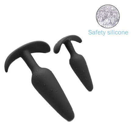 100% Soft Silicone 3 Sizes Anal Plug Butt Plug Stimulator Massager Adults Sex Toy for Men/Women Unisex Gay Prostate Anal Trainer