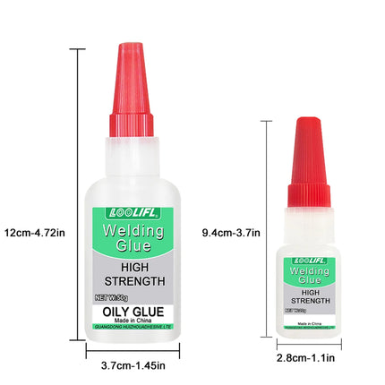 Loolifl 50g High-Strength Welding Glue, a Universal Super Adhesive Suitable for Resin, Ceramics, Metal, and Glass, Strong Instant Glue