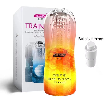 Flesh Vibrating Light Massager Vagina Real Pussy Sex Masturbation Adult Toys Male Masturbator Cup For Men Silicone Product