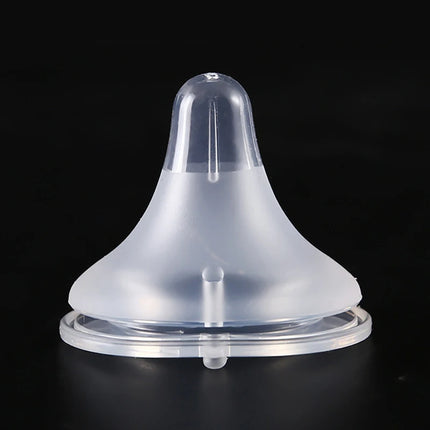 5cm Baby Silicone Wide Mouth Nipples Pacifier 100% Bpa Free Liquid Silicone Wide Neck Bottle Nipple Pacifiers Anti-Colic Hole