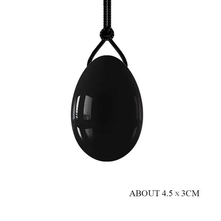 Yoni Egg Natural Black Obsidian Jade Eggs Massage Ball Set Women Vaginal Muscle Exerciser Body Massager Health Care Kegel Ball