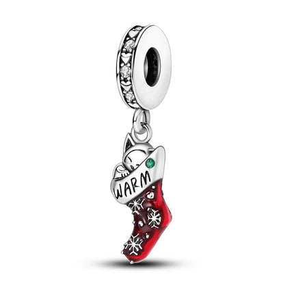 New 925 Sterling Silver Charms Bead Red Cherry Strawberry Love Heart Charm Fit Original Bracelet Pendant DIY Jewelry For Women
