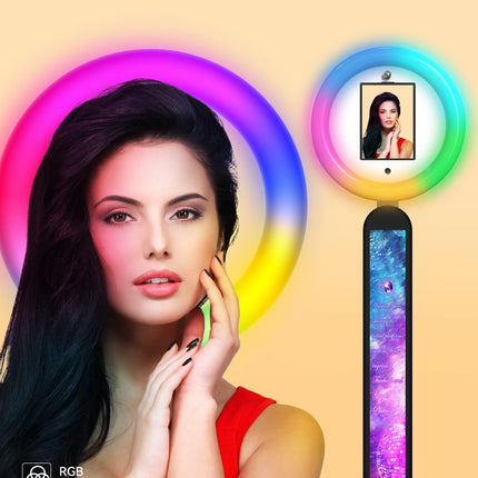 Portable ipad Photo Booth For Birthday Party Event RGB Ring Light Photobooth APP Remote Control US Ship With Hard Flight Case