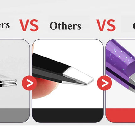 4 Styles Precision Eyebrow Tweezers Stainless Steel Fine Hairs Puller Flat Slant Tip Eye Brow Clips Hair Removal Makeup Tools