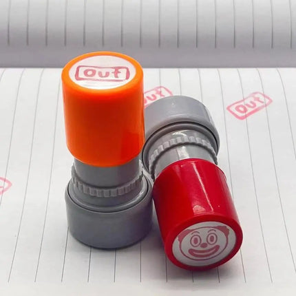New Prank Trick Engraved Funny Seal Stamp Self-Inking Printing Kids Stamp Creative Novetly Face Memes Seal Clear Stamps