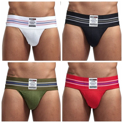 JOCKMAIL Men LowRise Anga Hombre Sexy Underwear Briefs Gay Penis Pouch Wonderjock Bikini Underwear Man Jockstrap Thong Lingerie