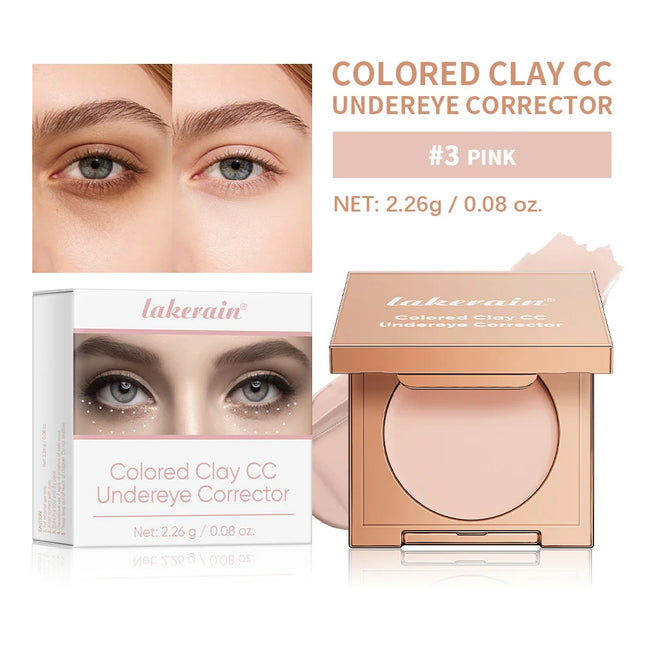 Lakerain Under-eye Color Correcting Concealer Covers Dark Circles Neutralizes Skin Moisturizing Natural-looking Concealer Cream