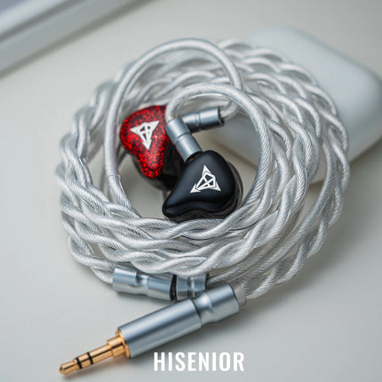 Hisenior Mega5Est Bass+ IEMS 1DD+2BA+2EST Tribrid Drivers IEM Professional Hi-Fi Monitor in-Ear Headphones