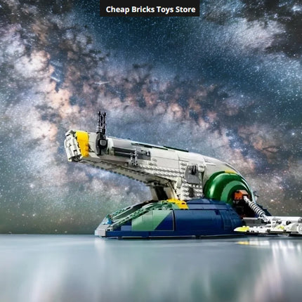 Cheapest 2970pcs MOC Starship Transportation Building Blocks Assembly Bricks Model DIY Toys Christmas Gifts for Adults