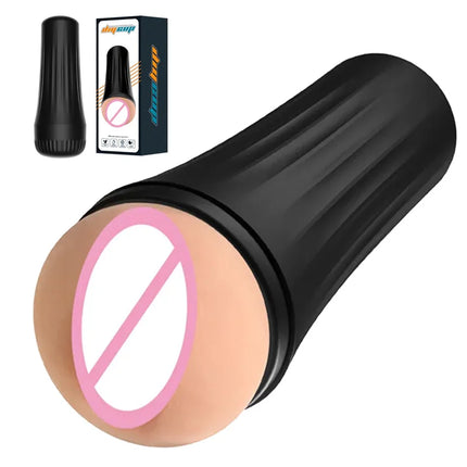 Powerful Sucking Masturbation Cup Male Realistic Vagina Pocket Pussy Blowjob Massager  Pocket  Male Masturbator Sex Adult Man18+