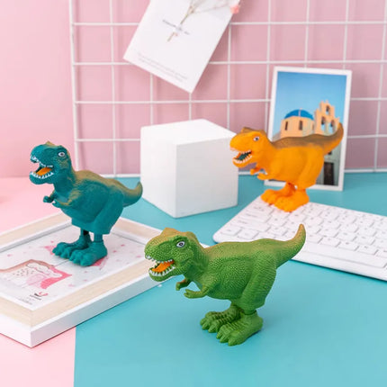 Funny Wind Up Toy Children's Cartoon Winding Creative Jumping Magpie Peacock Pigeon Dinosaur Puzzle Animal Baby Toddler Gift