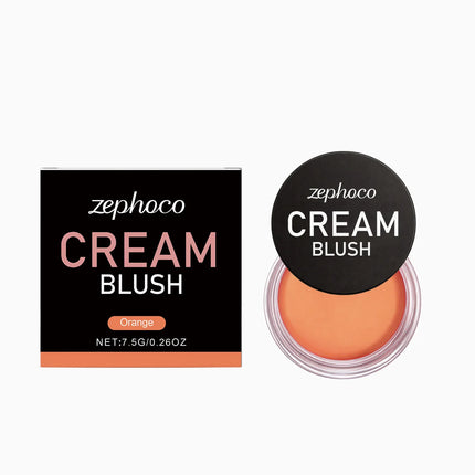Red Silky Moisturizing Blush, Hydrating and Colorful for a Rosy, Radiant, Natural Contouring Makeup Look