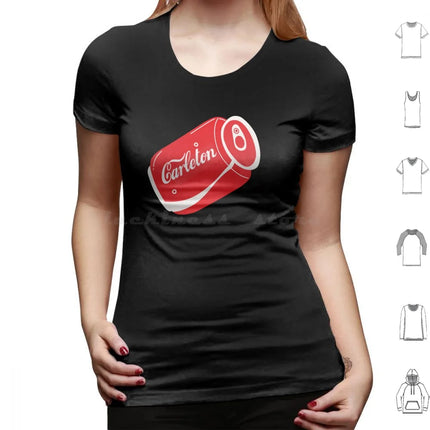 Carleton Coke Can T Shirt Big Size 100% Cotton Coke Carleton Carleton University