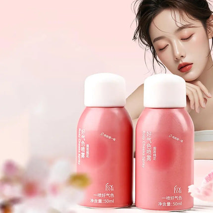 New Liquid Powder Blusher Rosy Cheeks Spray 30ml Waterproof Facial Shadow Highlight Nose Lasting Brightening Rouge Student Girl
