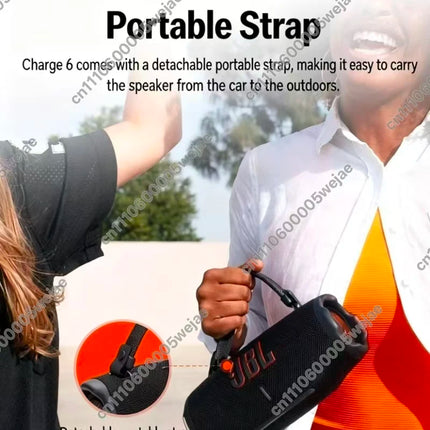 JBL Charge 6 Portable Speaker Pro Sound with AI Boost 28H PlaytimeIP68 Waterproof  Drop-proof Powerbank Function for Outdoor