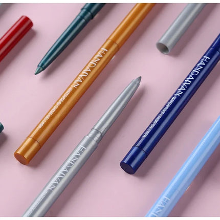 Matte Colorful Eye Liner Pen Cream 20 Colors Eyeliner Gel Pencils Option Easy To Wear Make Up Cosmetics White Yellow Blue Purple