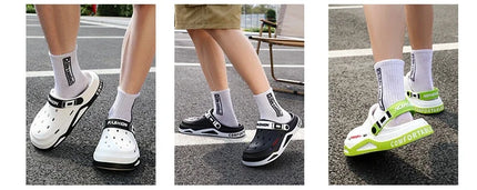 New fashion sandals Men's EVA casual comfortable hole garden shoes outdoor men's beach sandals indoor home unisex slippers
