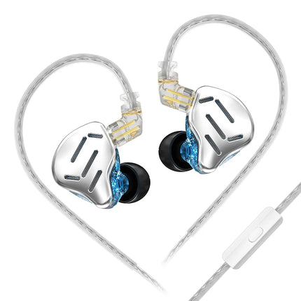 KZ ZAX Headset 16 Units HIFI Bass In Ear Monitor Hybrid technology Earphones Noise Cancelling Earbuds 7BA+1DD Sport Headphones