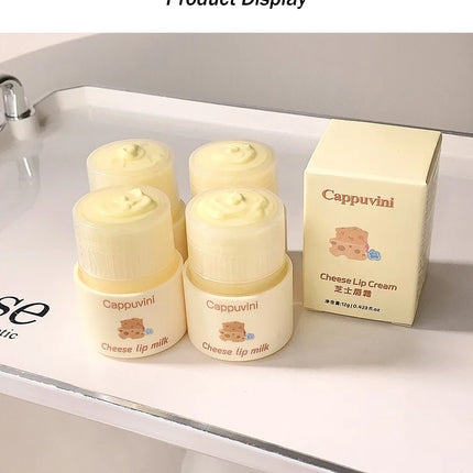 Moisturizing Lip Cream Rotatable Paste Repair Lip Lines Long-lasting Moisture Hydrating Makeup Base Lip Balm Care Treatment 12g
