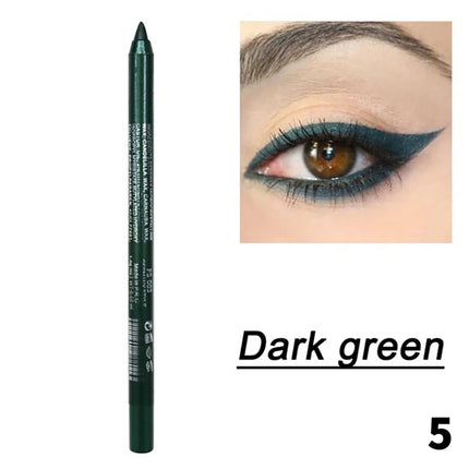 1Pc 14 Colors Eyeshadow Pen Multifunctional Highlighter Pearl Glitter Eyeliner Gel Eye Makeup Pen Monochrome Highlighter