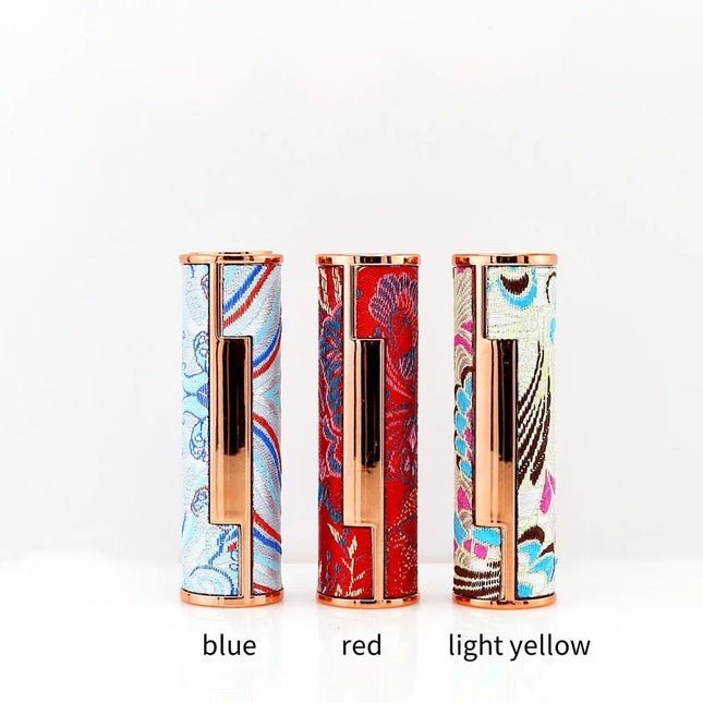 10/30/50PCS  Empty Chinese Style Satin Lipstick Tubes DIY Empty Press Lipstick Tube 12.1mm Packaging Makeup Tool