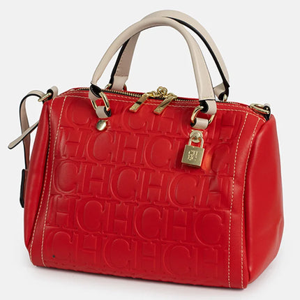 CH Letter Print Boston Crossbody Bag - Women Spring Summer Handbag 2025 / Sac CH Boston Bandoulière - Femme Printemps Été