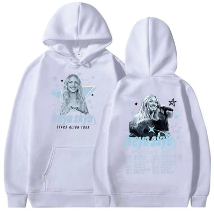 Singer Freya Skye Stars Align Tour 2026 Print Hoodie Men Women Long Sleeve Fashion Oversized Sweatshirt Aesthetic Pullover Hoody