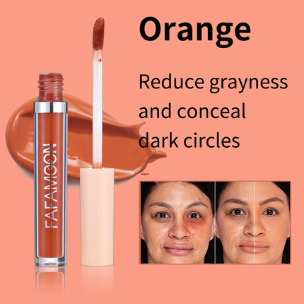 Liquid Concealer Face Contour Dark Circle Cover Makeup Face Foundation Concealer Correcting Skin Color Women Beauty Maquiagem