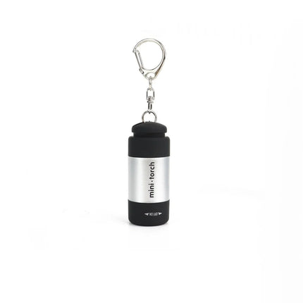 1PC Mini Keychain Lamp USB Rechargeable LED Multifunctional Strong Light Pocket Keychain Flashlight Home Outdoor Hiking Camping