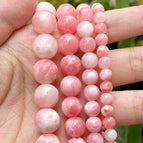 Pink Persian jade / 10mm 36 to 37pcs
