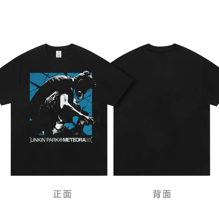 Linkin Park From Zero New Album Tour Peripheral Rock T-shirt Short Sleeve Clothing Fashion Casual Men's Women's Top Tee
