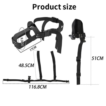 Adult Sex Toys for Men Adjustable Strap-on Automatic Male Masturbation Cup Wearable Sex Harness Male Hands Free Masturbator